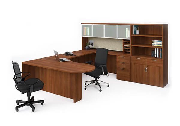 built in office cabinets