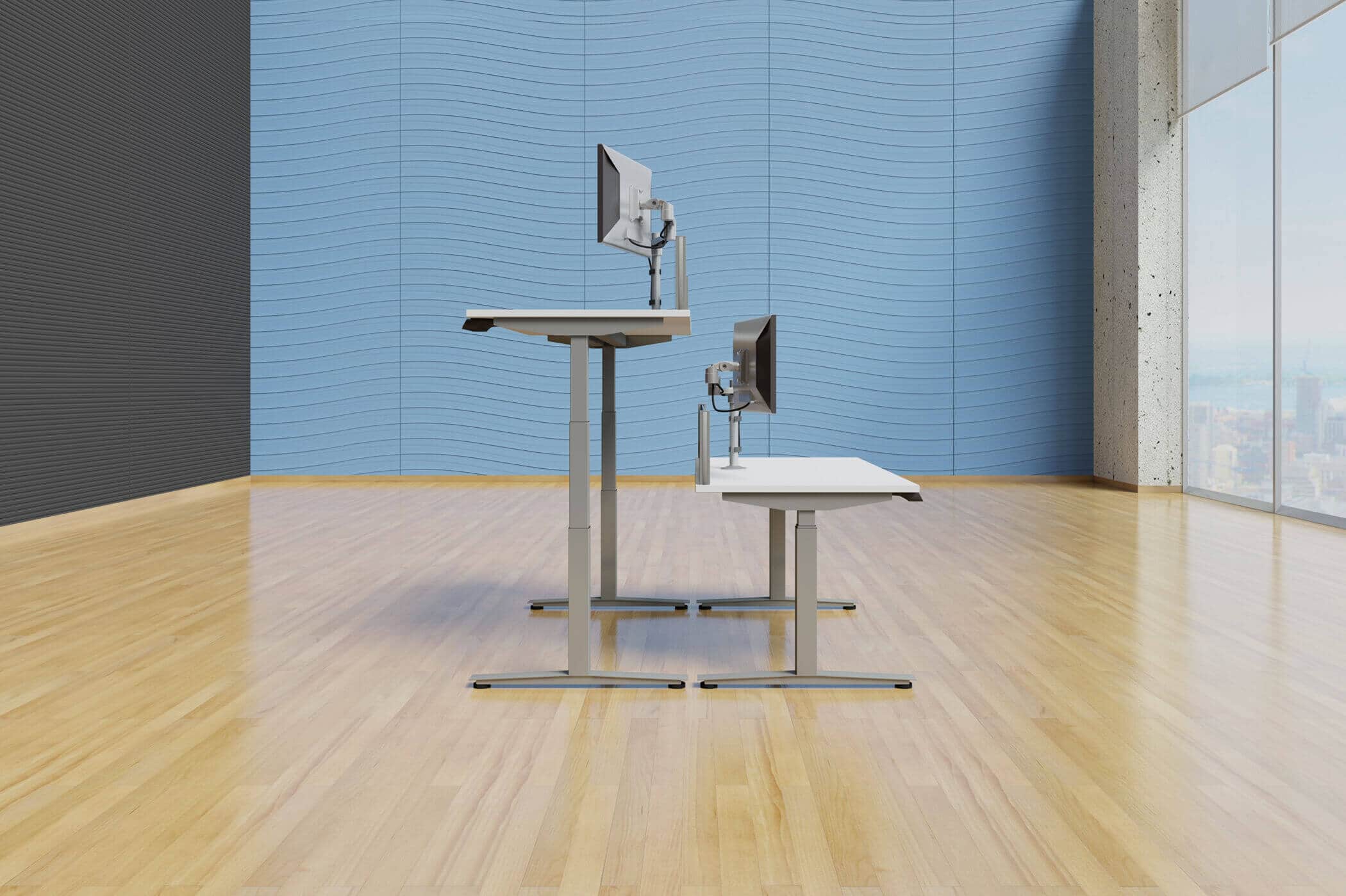 ergonomic desk