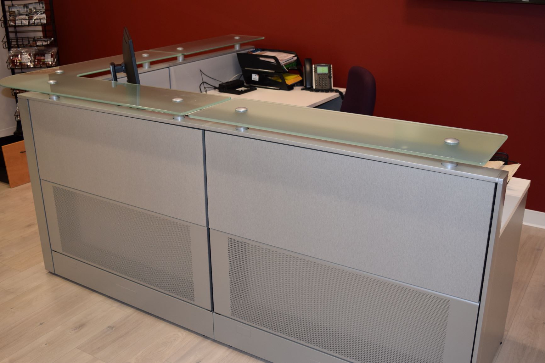 Office furniture supply and installation | Modern Reception Desks Vancouver: Design Your Perfect Welcome Area