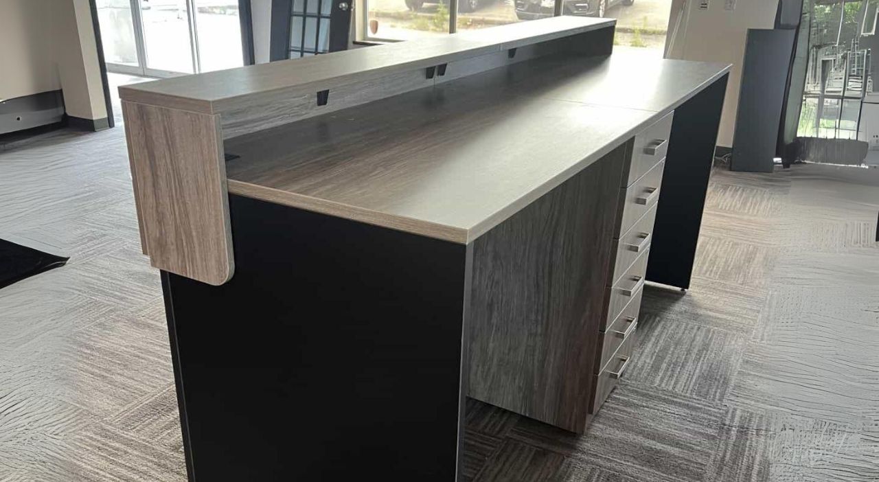 Office furniture supply and installation | Modern Reception Desks Vancouver: Design Your Perfect Welcome Area