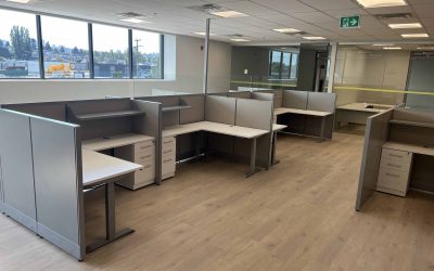 Two-Floor Office Furniture Project for a Major Canadian Electrical Supplies Distributor