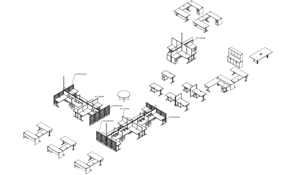 Office furniture supply and installation | Two-Floor Office Furniture Project for a Major Canadian Electrical Supplies Distributor