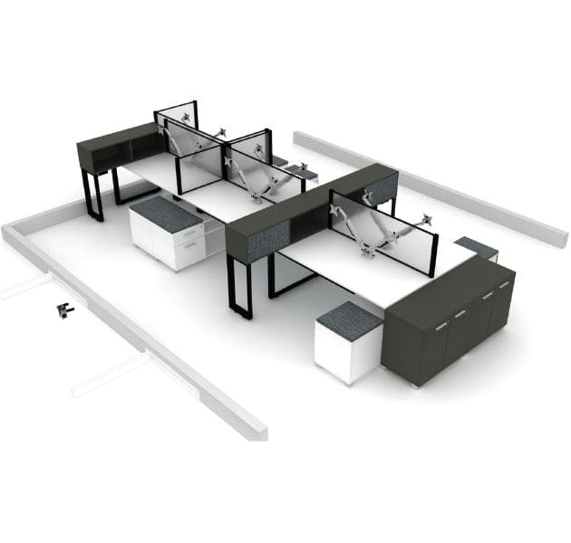 Benching / Open Office Systems | Office furniture supply and installation