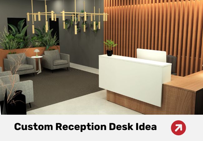 Custom Reception Desk Idea Custom Reception Desk Idea