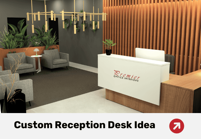 Custom Reception Desk Idea