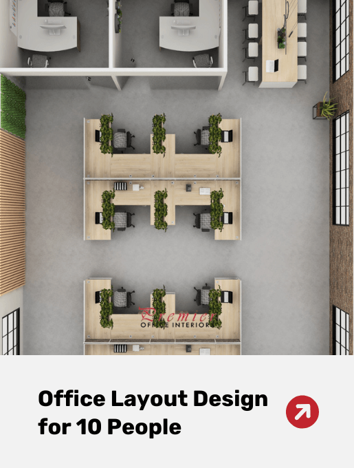 Office furniture supply and installation | Office Layout Design for 10 People Office Layout Design for 10 People