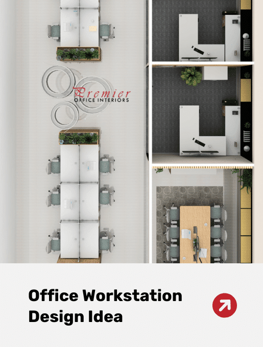 Office Workstation Design Idea