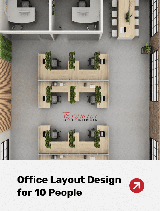 Office Layout Design for 10 People